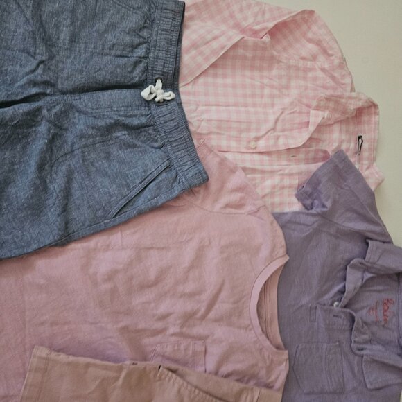 Janie and Jack Mini Boden 6 Boys Shirt Polo Shorts Summer Lot - Picture 3 of 3